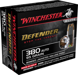 WINCHESTER SPRME 380ACP 95GR JHP 20RD BOX 200RD CASE